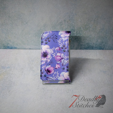 Purple Anomie Flower Purse Pal Wallet
