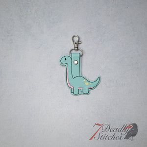 Brontosaur Keychain